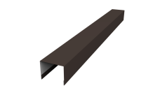 Крышка для забора жалюзи Palermo Grand Line 0,5 PurLite Matt RR 32 темно-коричневый (2м)