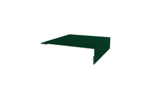 Планка мансардная Grand Line 0,45 PE lite с пленкой RAL 6005 зеленый мох (2м)