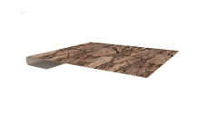 Планка завершающая Grand Line 0,45 Принт Элит Королевский камень TwinColor (2м)