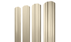 Штакетник Twin фигурный Grand Line 0,45 Print Elite Milky Wood TwinColor