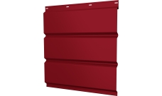 Софит металлический Классик v01 Grand Line без перфорации 0,45 PE с пленкой RAL 3003 рубиново-красный