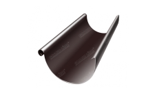 Желоб полукруглый Grand Line PE 125 мм 3 м RAL 8017 шоколад