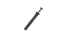 Дюбель-гвоздь Daxmer потайной 6х80 (75шт) шлиц Pz2, полипропилен, цинк