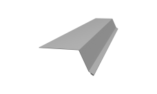 Планка капельник 100х55 0,45 PE с пленкой RAL 9003 сигнальный белый (2м)