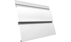 Квадро Брус 3D в01 Grand Line 0,45 Drap ТХ с пленкой RAL 9003 сигнальный белый