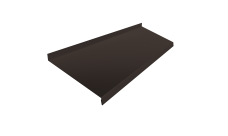 Отлив простой 250 Grand Line 0,45 Drap ТХ RR 32 темно-коричневый (2м)