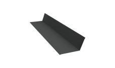 Планка примыкания 90х140 0,45 Drap ST RAL 7016 антрацитово-серый (2м)