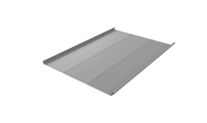 Фальц двойной стоячий Line Grand Line 0,5 Satin с пленкой на замках RAL 7004 сигнальный серый