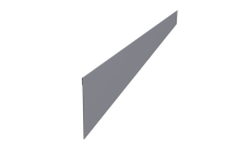 Ламель забора жалюзи Palermo Grand Line 0,5 Satin RAL 7004 сигнальный серый