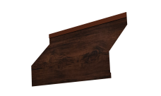 Ламель забора жалюзи Milan new 0,45 Print Elite с пленкой Cherry Wood TwinColor