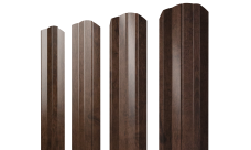 Штакетник М-образный A фигурный 0,45 Print-Double Elite Antique Wood