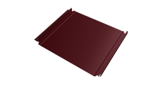 Кликфальц Double Pro Grand Line 0,5 Satin с пленкой на замках RAL 3005 красное вино