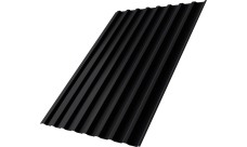 Профнастил С20B Grand Line 0,5 Сатин RAL 9005 черный