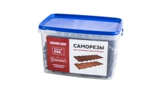 Саморезы для композитной черепицы, черный (500шт)