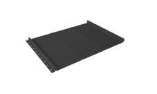 Кликфальц Line Grand Line 0,5 PurLite Matt с пленкой на замках RAL 7016 антрацитово-серый