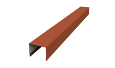 Крышка жалюзи Palermo 0,5 PurLite Matt RAL 8004 терракота (2,5м)