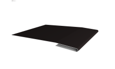 Планка начальная 0,5 Rooftop Бархат RAL 9005 черный (2м)