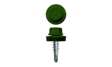 Саморез по металлу 4,8х19 (400шт) сверло №2 RAL 6002