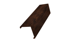 Декоративная накладка на столб универсальная угловая 60х60 для забора жалюзи 0,45 Print Elite Cherry Wood TwinColor (1,8м)