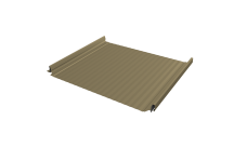 Кликфальц Pro Gofr Grand Line 0,45 PE с пленкой на замках RAL 1014 слоновая кость