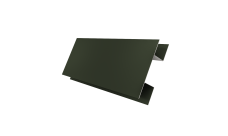 Планка H-образная стыковочная сложная 0,5 Satin Matt TX RAL 6020 хромовая зелень (2м)