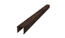 Планка вертикальная лицевая для забора жалюзи Palermo 0,45 Print Elite Antique Wood TwinColor (1,8м)