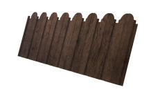 Профнастил C10B фигурный Grand Line 0,45 Print-Double Elite Antique Wood