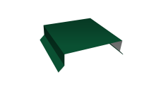 Парапетная крышка прямая 150мм 0,5 Satin Matt TX RAL 6005 зеленый мох (2м)
