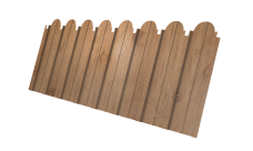 Профнастил C10A фигурный Grand Line 0,45 Print Premium Pine Wood Fresh