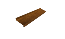 Отлив простой 150 Grand Line 0,45 Print-Double Elite Golden Wood (3м)