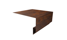 Планка околооконная сложная Экобрус Grand Line 250х75х25 0,45 Принт Элит Бразильская вишня TwinColor (2м)