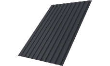 Профнастил С8B v02 Grand Line 0,45 Drap TX RAL 7024 мокрый асфальт