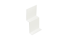 Стартовый профиль фибросайдинга Grand Line 0,7 ПЭ с пленкой RAL 9003 сигнальный белый (2м)