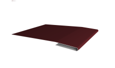 Планка начальная Grand Line 0,5 Satin с пленкой RAL 3005 красное вино (2м)