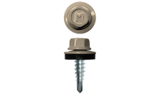 Саморез по металлу Daxmer 4,8х19 (250шт) сверло №2 RAL 1015