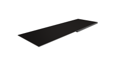 Планка финишная 48х25 0,5 Satin Matt RAL 9005 черный (3м)