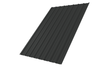 Профнастил С10A 0,45 PE-Double RAL 7016 антрацитово-серый