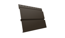 Квадро брус Grand Line 0,45 PE с пленкой RR 32 темно-коричневый