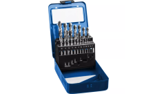 Набор сверл по металлу Зубр Проф-А сталь Р6М5 класс А металлический бокс (1-10мм) 19шт