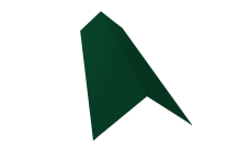 Планка конька плоского 145х145 0,5 Satin Matt TX RAL 6005 зеленый мох (3м)