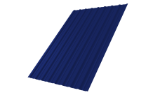 Профнастил С10A 0,45 PE RAL 5002 ультрамариново-синий