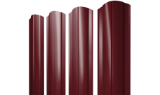 Штакетник Круглый фигурный Grand Line 0,45 Drap RAL RAL 3005 красное вино