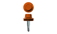 Саморез по металлу 4,8х19 (400шт) сверло №2 RAL 2004