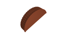 Заглушка торцевая 0,45 Drap TX RAL 8004 терракота