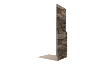 Планка приемная оконная Grand Line 0,45 Print Elite King Stone TwinColor (2м)