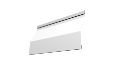 Ламель забора жалюзи Milan Slim Grand Line 0,5 Satin RAL 9003 сигнальный белый