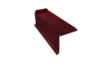Планка торцевая сегментная 30мм Левая 0,45 Drap TX RAL 3005 красное вино