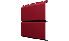 ЭкоБрус Grand Line 0,45 ПЭ с пленкой RAL 3003 рубиново-красный