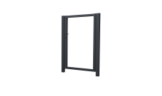 Калитка Жалюзи Texas 1,5х1 RAL 7024 без заполнения (ламель125 мм)