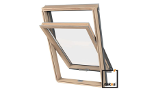 Окно мансардное DAKEA KAA B1500 78х114 (двухкамерное, ручка снизу)